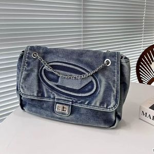 Luxury Designer Bag Vintage Denim Hobo Bag Handväska Väskor Underarmsäckar för kvinnors män Tote Crossbody Bag Canvas Stor tote Hobos Purse Wallet