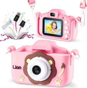 Toy Cameras Children Camera HD Selfie Digital Cartoon Toys Mini Video Recorder Birthday Gift For Girls Boys Pography Kids 230922