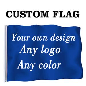 Inne imprezy imprezowe dostawy niestandardowe Flag Flag Reklama Sports Outdoor Club Digital Printing Banner Brass Grommets 230923