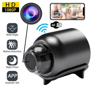 IP-камеры 1080P HD Мини Wi-Fi Камера Радионяня Внутренняя безопасность Наблюдение Видеокамера ночного видения Cam Audio Video Recorder 230922