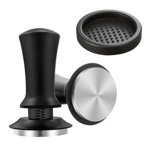 Tampers 51 53 53 3 53 5 58 58 5 mm Coffee Tamper Adjustable Depth with Scale Espresso Springs Calibrated 230923