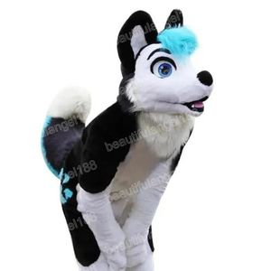 Halloween Husky Fox Dog Mascot Costumes Simulation Top Quality Cartoon Theme Character Carnival Unisex Adults Outfit Christmas Party Outfit Suit