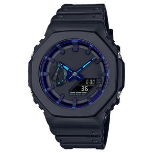 Sport Quarz Herren Digitaluhr Iced Out Uhr Abnehmbare Montage wasserdicht Weltzeit LED-Anzeige Eiche Serie 8 Farben260n