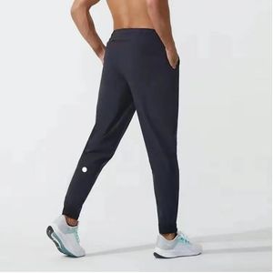 Jogger Pants Męskie spodnie LL Spods Sport Yoga Test Szybki suchy sznurka na siłownię Kieszenie dresowe spodnie spodnie Męskie elastyczne talia Fiess 407