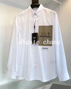Дизайнерская мужская классическая рубашка Формальные деловые рубашки Модная повседневная рубашка с длинными рукавами M-3XL 864337703