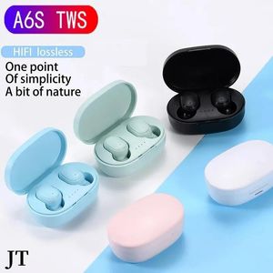 Top a6s tws fones de ouvido sem fio bluetooth pk xiaomi redmi airdots com cancelamento ruído blutooth para todos os telefones inteligentes