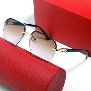 Роскошные дизайнерские солнцезащитные очки мужские Женские классические квадратные очки для отдыха Роскошные прямоугольные очкиМногоцветные модные оправы солнцезащитные очки Оптовая продажа люнетных мужских очков