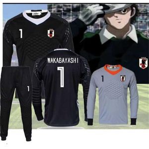 Camisetas Captain Tsubasa futebol Jerseys oliver atom Maillots de pé Goleiro Wakabayashi Aton Uniforme Cosplay 201118323d