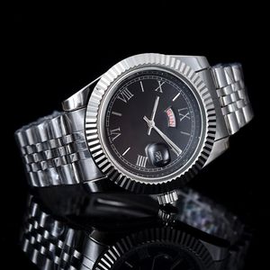 Luxury Black Dial Men's Watch med kalenderfällbar lås och 40 mm Dial Size Perfekt gåva för män som uppskattar mode A262V