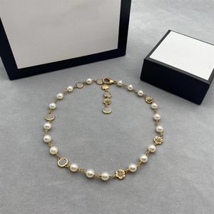 Luksusowe projektanty z koralikami naszyjniki dla kobiet imprezowy biżuteria 266c