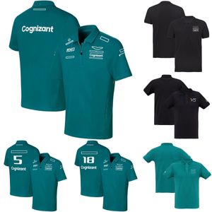 F1 Team Driver Polo Shirts Formel Mens T-shirts Jersey Racing Fans T-shirt utomhus män andningsbara korta ärmar tees tees