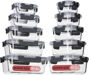 Sushi Tools Matförvaringsbehållare med lock lufttätt glasmåltid för lunchbehållare SE 230922