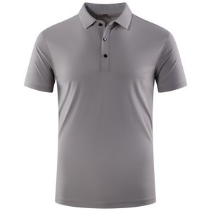 Lu Sports Men Polo Shirt رجال تجار تجفيف سريع للعرق الجاف.