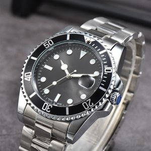 Luxury Watch Men's Fashion Classic Style Rostfritt stål Vattentät lysande safir Mekanisk DHgate Watch234C