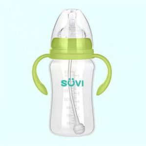 Soft Silicone Wide Mouth Sucking Nozzle Conversion Head for Wide Neck Baby Bottle Feeding Bottle Drinking Cup Straw Accessories
