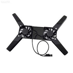 Laptop Cooling Pads Folding USB Dual Fan Cooler Rotatable Cooling Pad Stand For PC Computer Laptop Notebook for Macbook L230923