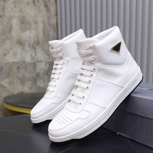 Designer casual skor herrar sneakers skate skor gummi tränare plattform sneaker multicolor spetsling skate skor hög topp mode löpande sko storlek 38-46 med låda