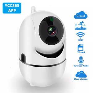 IP -kameror YCC365 Plus WiFi Camera Video Surveillance HD 1080p Cloud Wireless Automatic Tracking Infraröd med IP 230922