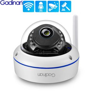 IP Kameralar Gadinan 5mp Güvenlik Kamera Ses WiFi 2.8mm Dome Metal 3MP Kablosuz Açık Gözetim CCTV Dahili SD TF Kart Yuvası ICSEE 230922