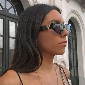 Designer espelho Read Frame Moda Men for Women Glasses Desinger Cat Eye Sunglasses Wo Sun