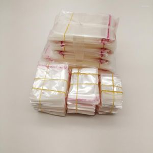 Gift Wrap 1000pcs Opp Plastic Bag Transparent Bags Self Adhesive Cellophane Poly Clear Packaging For Pouch Storage Pack