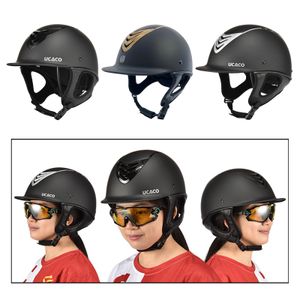 Pattini Caschi Equitazione Cappello Sport Equipaggiamento equestre per casco Horseback Bull 230922