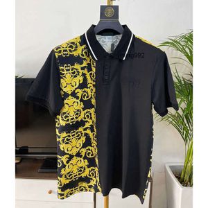 Skjorta skjorta tryck ärmsvers Versages skjorta designer t vercaces medusa mode 3d vers mens svart kort sommar tshirt hawaii tees tröja