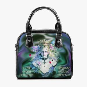 Borse a spalla fai da te personalizzate uomo donna Borse a spalla pochette borse totes zaino da donna semplice moda cartone animato personalizzato coppia regali unici 81750