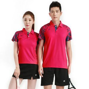 Açık Tişörtler Çalışma Gömlekleri Badminton T Shirt Erkek/Kadın Voleybolu Badminton Giysileri Masa Tenis T Shirt Qucik Kuru Egzir 230923