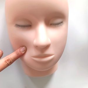 Makeup Tools practice lash mannequin head flat head doll head manakin eyelids for lash practice eyelash mannequin Doll Face Head 230923