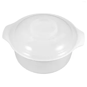 Louça Microondas Panela de Arroz Simples Prático Pequenos Recipientes Vegetais Steamer Roupas de Viagem Mini Tigela