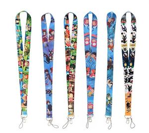 Designer Keychain Japanese Anime Spirited Away Lanyards Cool Neck Strap Mobile Phone Keys ID Card Holder Lanyard For Keys DIY Hanging Rope Lanyards CC