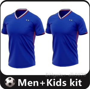 Maillots de football 2023 2024 World Cup Soccer Jerseys FRENCH BENZEMA Football Shirts MBAPPE GRIEZMANN POGBA KANTE maillot foot kit Shirt enfants Men Kids kit S-4XL