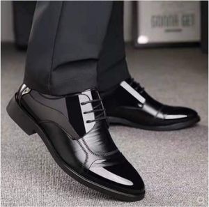 Dress Shoes Leather Men Lace Up Formal Luxury Business Oxford Male Office Wedding Footwear Mocassin Homme 230923