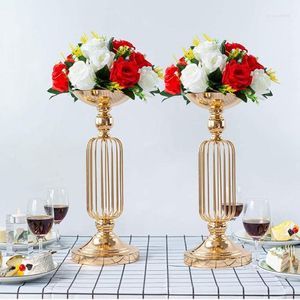 Candle Holders Metal Flower Arrangement & Holder Stand Set For Wedding Party Dinner Centerpiece Event Restaurant El Decoration