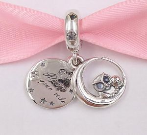 Andy Jewel Authentic 925 Sterling Silver Beads Always By Your Side Owl Dangle Charm Charms Fits European Style Jewelry Bracelets & Necklace 7989881640