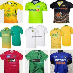 2023 New Fashion T-shirt Rugby Clothing Men's Ireland Cricket Jersey Irish India Thunder Brisbane Heat Sydney Sixers Melbourne Stars Renegades C223