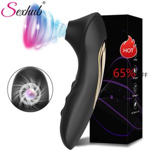 Vibratori Potente Ventosa Clitoride Succhiare Vibratore Clitoride femminile Capezzolo Stimolatore del vuoto orale Massaggiatore vaginale Giocattoli adulti del sesso per le donne 18 230923