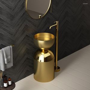 Bathroom Sink Faucets Column Basin Cold And All Copper Faucet Bathtub Edge Shower Set Floor Standing Independent Creativity