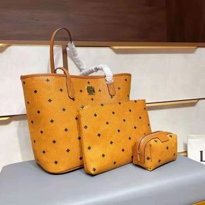 2023 designer designed shopping bag shoulder bag three piece set