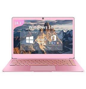 Pink Laptop 14 inch Full HD Intel Celeron J4125 DDR4 8GB RAM 128GB 256GB 512GB SSD Windows 10 Metal Laptop Computer5727472