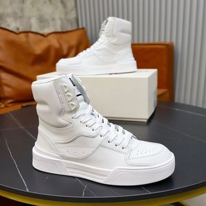 Designer shoes men Top nappa New Roma high top sports shoes leather made upper Fashion Trend Famous Brand Calfskin nappa upper sneakers scarpe marca Zapatos hombre
