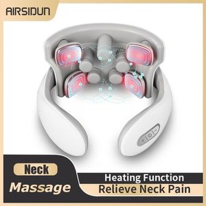 Leg Massagers Cervical Spine Massager Neck Shoulder Neck Massage Machine Intelligent Electric Neck And Shoulder Massager 230923