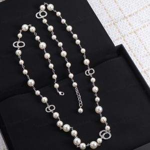 Silver necklaces, luxury designer jewelry pearl necklaces, gifts