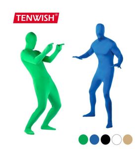 Background Material Green Screen Suit Chroma Key Jumpsuits for Movie Tiktok Video Invisible Effect Pographic Filming Studio Props 9288222