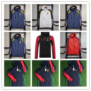 23/24 football Club Men's jacket Soccer Windbreaker Jerseys 2023 Sao Paulo full zipper Hooded Windbreakers Mens Fashion coat