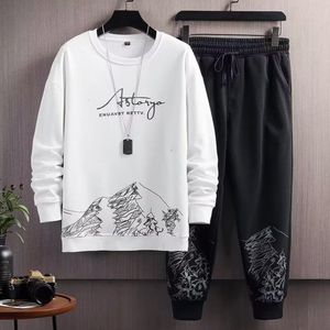 Męskie dresy 2023 Summer Black White for Set Tleeves T Shirt Shorts Man Sportswear Brand Suit Oversize 230923