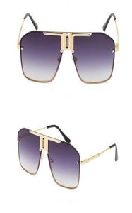 2021 New style Fashion sunglasses Men retro European and American big rimless sunglasses 6colors Google Glasses 6944352