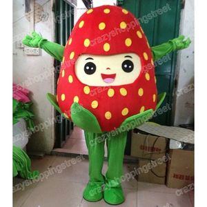 Halloween Strawberry Mascot Costume Top quality Cartoon Character Outfits Christmas Carnival Dress Suits Adults Size Birthday Party Outdoor Outfit