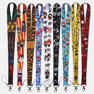 Magic Movie Anime Student Carton Lanyards för nyckelhalsrem för kortmärke Gym Key Chain Lanyard Key Holder Diy Hang Rope Accessories Dhgate